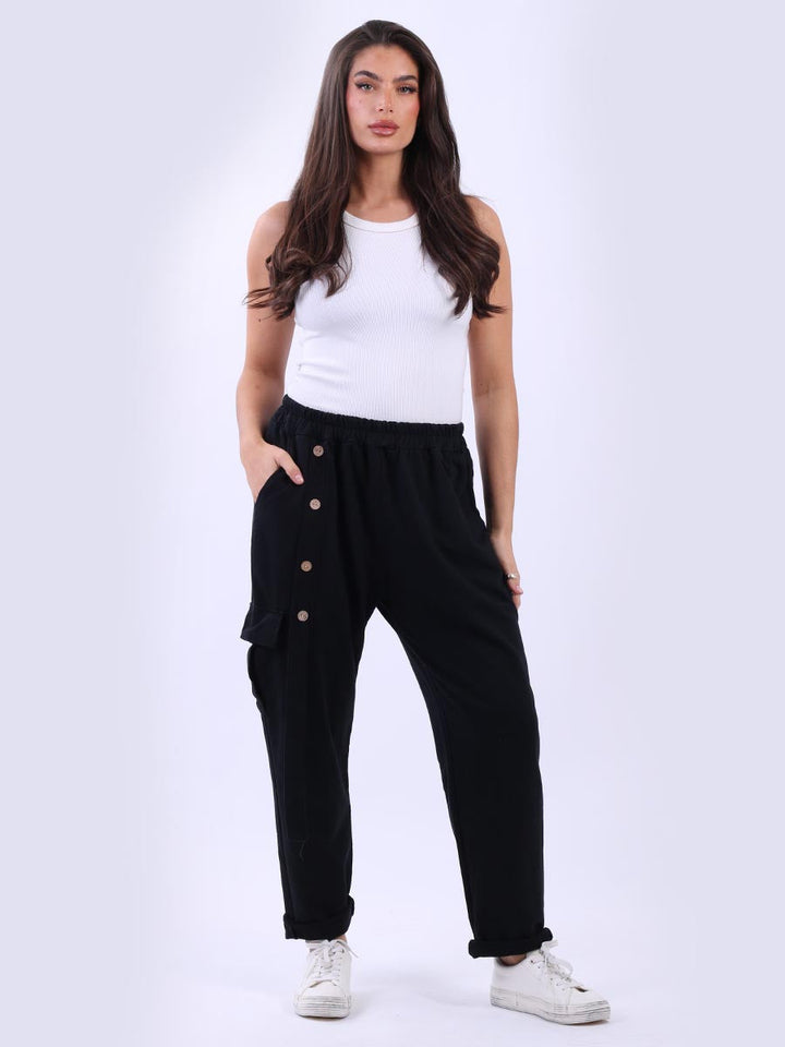 Cotton Sweat Trouser Black