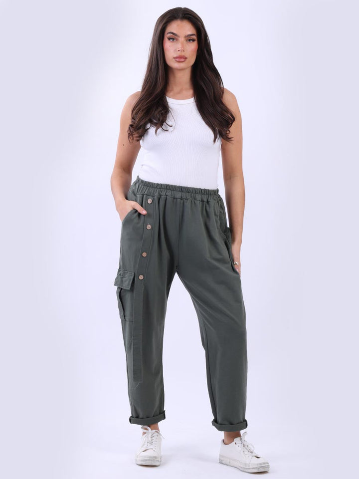 Cotton Sweat Trouser Khaki