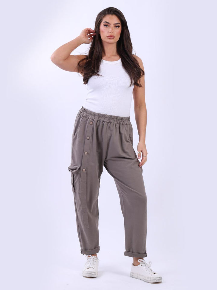 Cotton Sweat Trouser Mocha