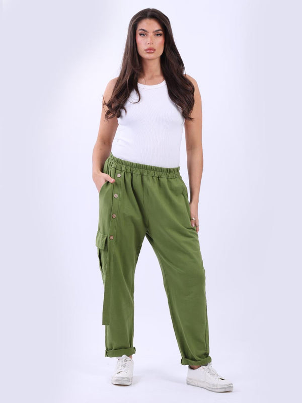 Cotton Sweat Trouser Olive