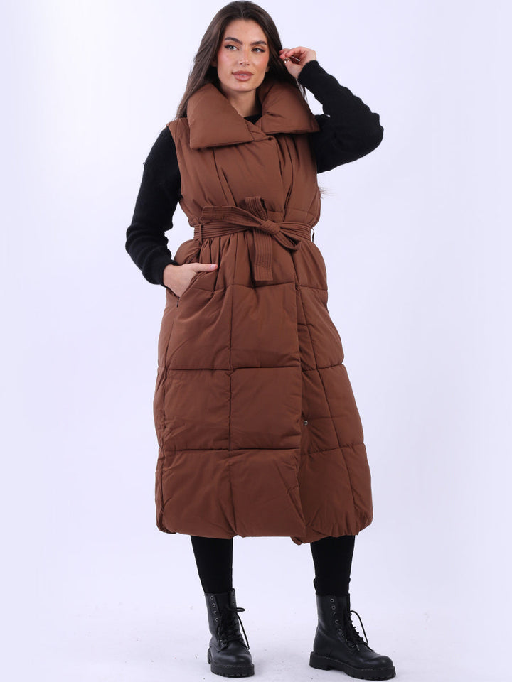 Oversized Bomber Jacket Chocolate