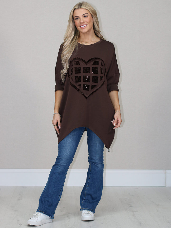 Plus Size T-Shirt Chocolate