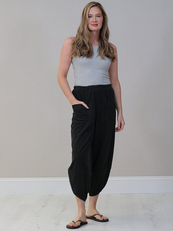 Solid Cotton Corduroy Trouser Charcoal