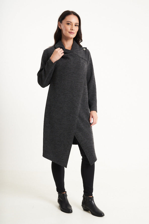 Single Button Wrap Over Jacket