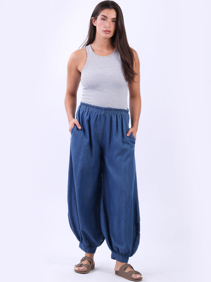 Relaxed Fit Denim Trouser Light Denim