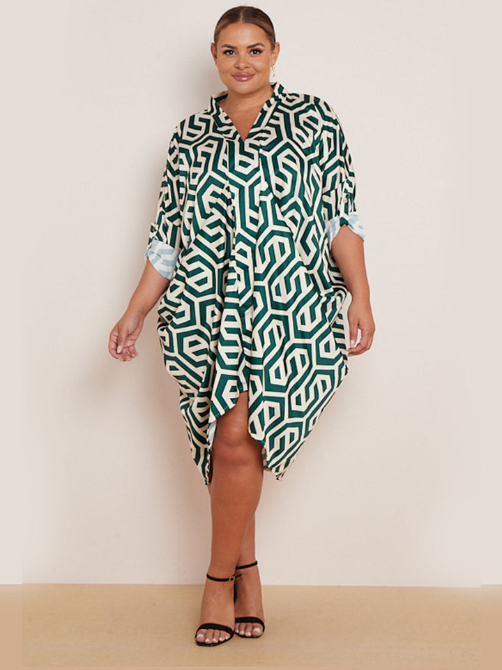 Drape Midi Dress Teal