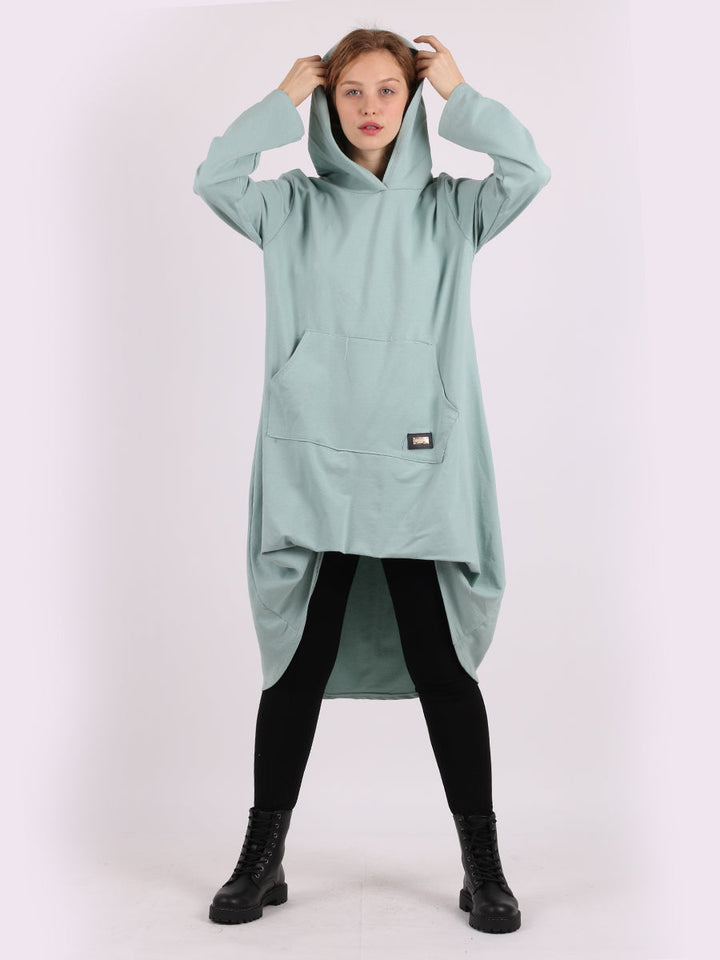 Plain Cotton Hoodie Tiffany