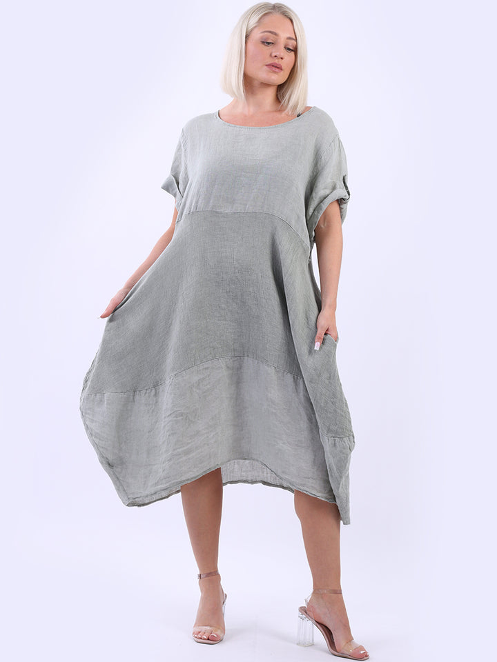 Vintage Washed Linen Dress