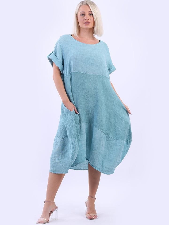 Vintage Washed Linen Dress