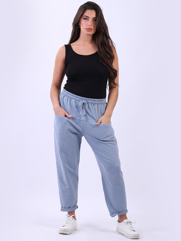Cotton Sweat Trouser Denim