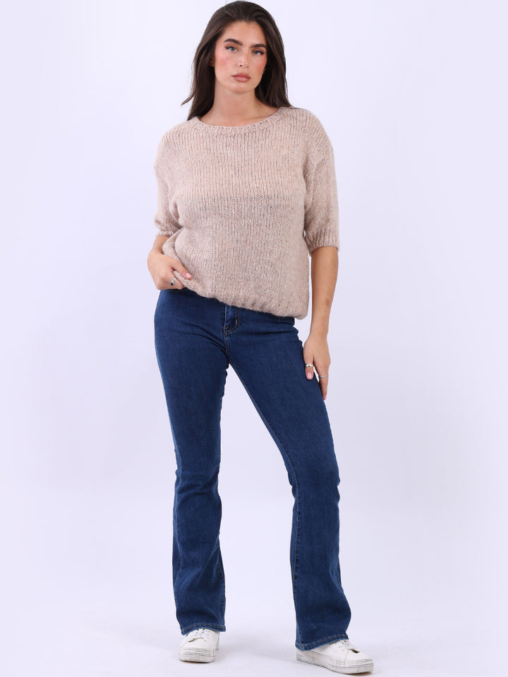 Solid Knit Woolen Jumper
