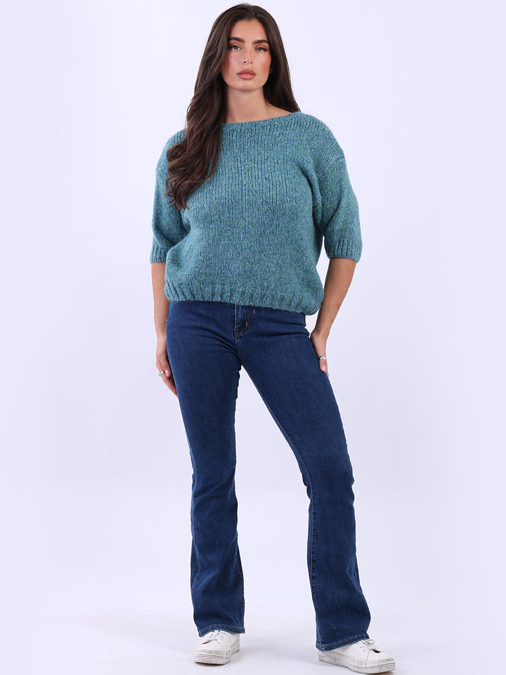 Solid Knit Woolen Jumper