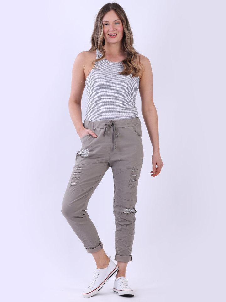  Italian Women Magic Pant Mocha
