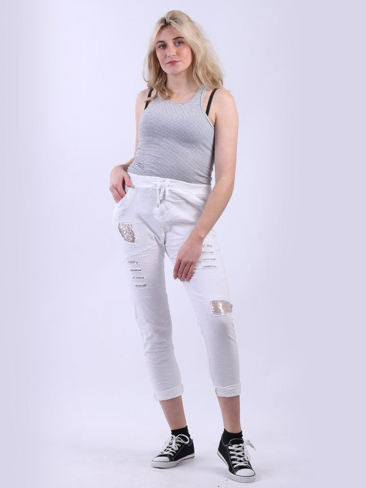 Women Magic Pant White