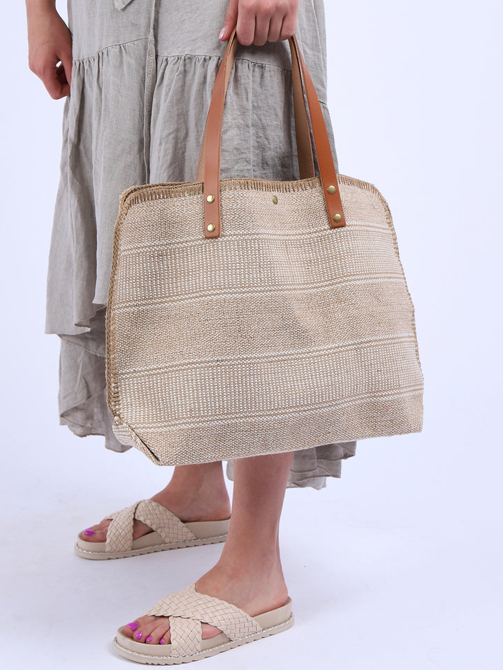 made in italy canvas tote bag 