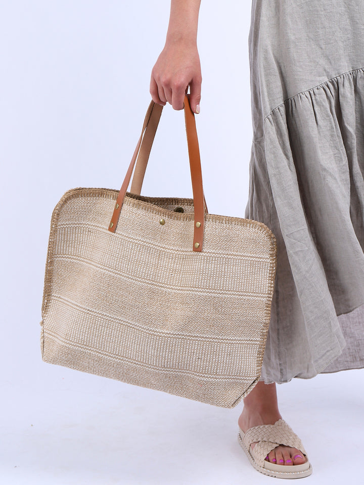 made in italy canvas tote bag 