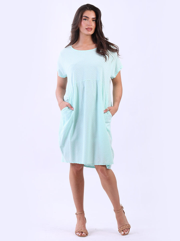 Floral Midi Dress Tiffany