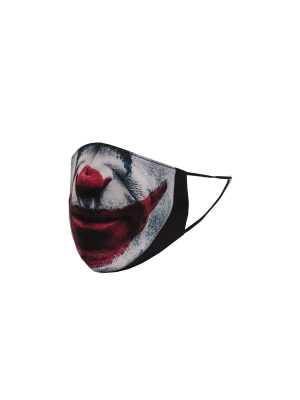made in italy joker pront cotton face mask black 1
