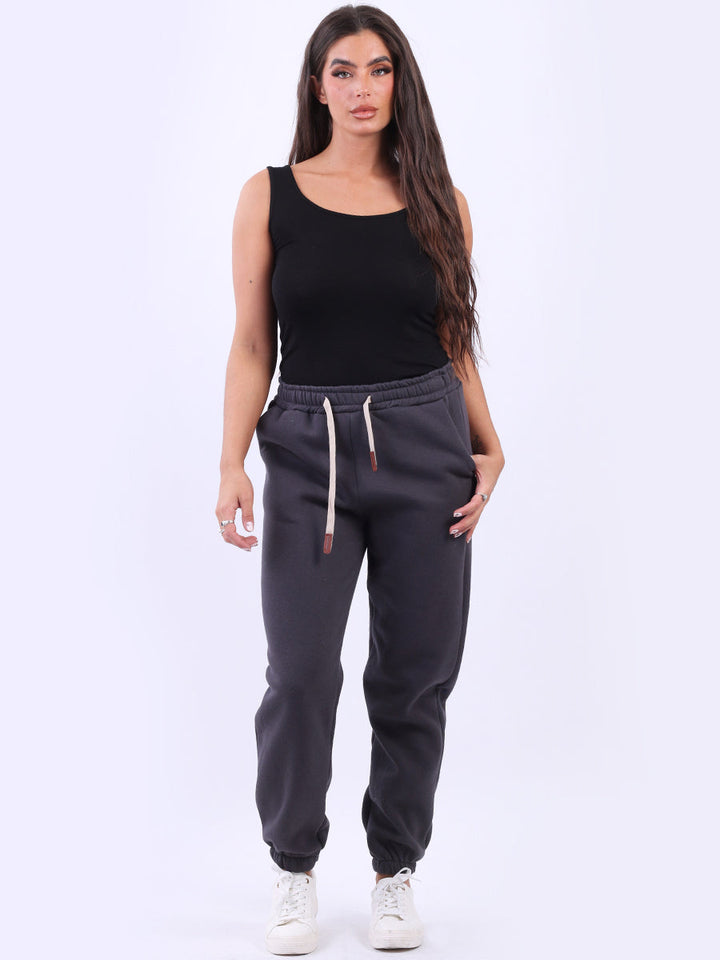 Comfy Fleece Trouser Charcoal