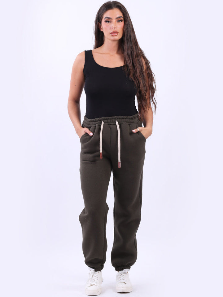 Comfy Fleece Trouser Khaki