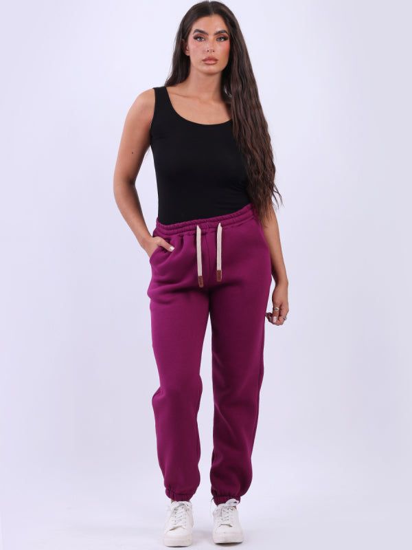 Comfy Fleece Trouser Magenta