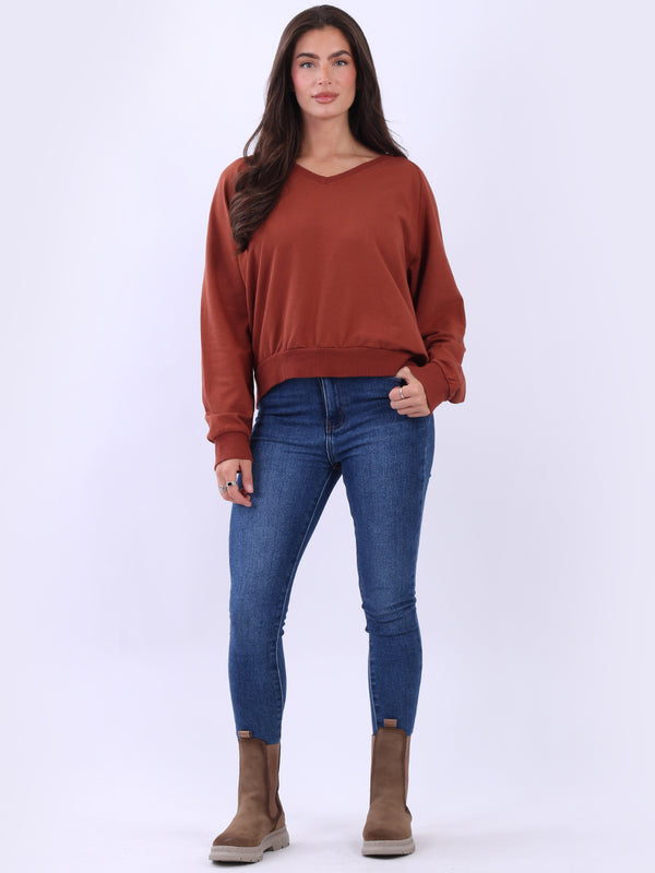 Cotton Crop Sweat Top