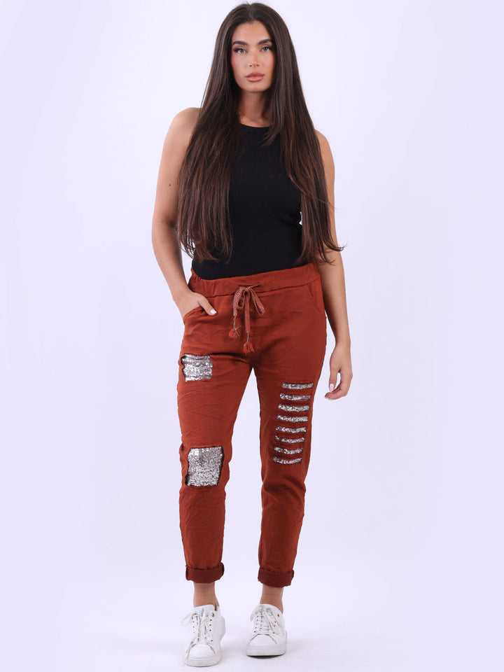 Women Magic Pant Rust