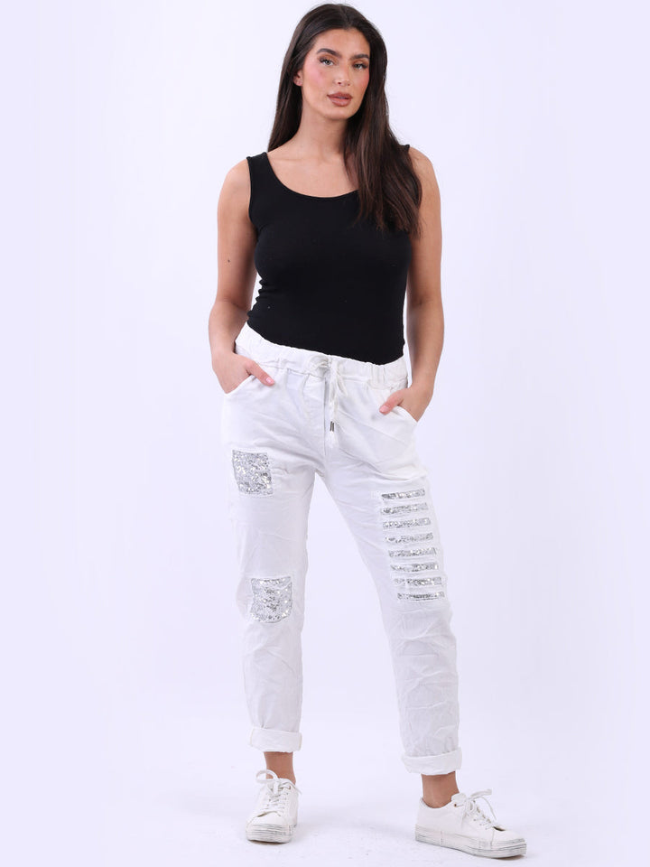 Women Magic Pant White