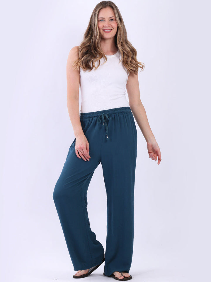 Cotton Casual Trouser Teal