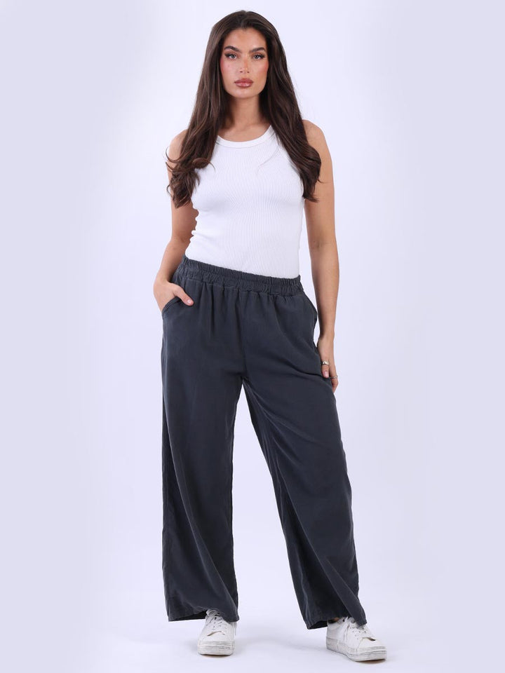 Cotton Corduroy Trouser Charcoal