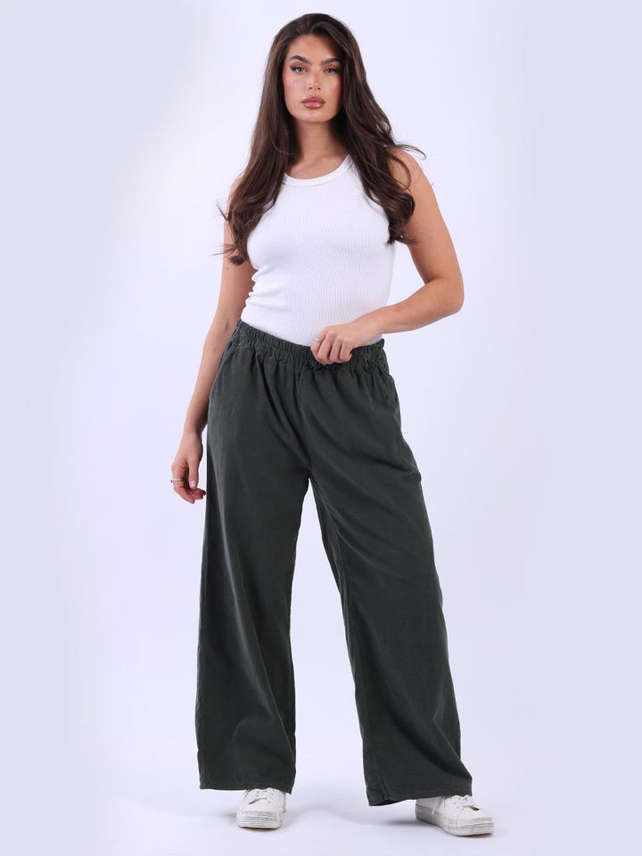 Cotton Corduroy Trouser Khaki