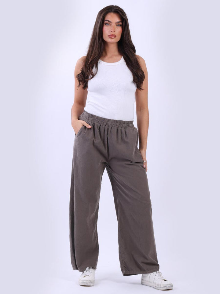 Cotton Corduroy Trouser Mocha