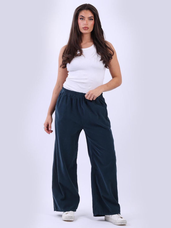 Cotton Corduroy Trouser Teal