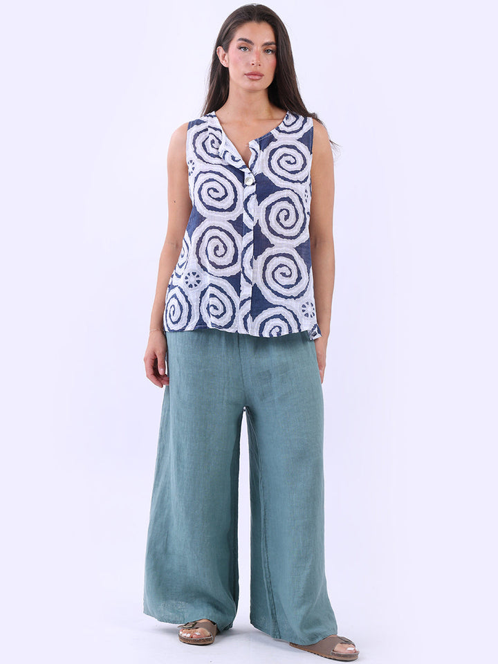 Cotton Vest Top White