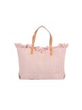 Italian Amour Canvas Hand Bag-Nude back