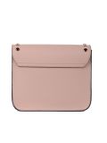 Italian Beaded Leather Shoulder Bag-Nude back