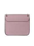 Italian Beaded Leather Shoulder Bag-Pink back