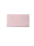 Italian Faux Croc Handmade Leather Clutch Bag-Pink back