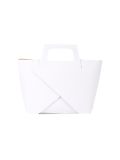 Italian Handmade 2 Piece Leather Hand Bag-White