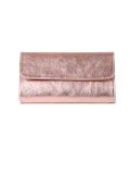 Italian Shiny Leather Handmade Clutch Bag -Pink