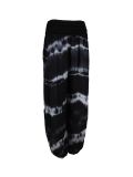 Italian Tie & Dye Harem Trouser-Black