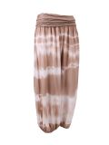 Italian Tie & Dye Harem Trouser-Camel