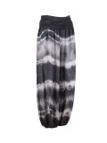 Italian Tie & Dye Harem Trouser-Charcoal