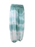 Italian Tie & Dye Harem Trouser-ocean blue