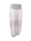 Italian Tie & Dye Harem Trouser-Silver
