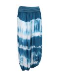 Italian Tie & Dye Harem Trouser-Teal