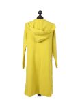 Italian Water Fall Open Front Hooded Lagnelook Cardigan-Lime green back