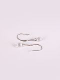 Rhodium Plated Crystal Droplets Drop Earrings-2
