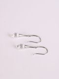 Rhodium Plated Crystal Droplets Drop Earrings-3