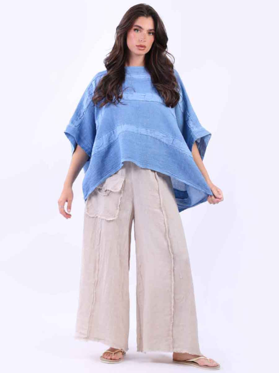 Oversized Vintage Linen Top